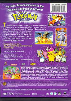 Pokemon the Movie 1: Mewtwo Strikes Back (DVD) 