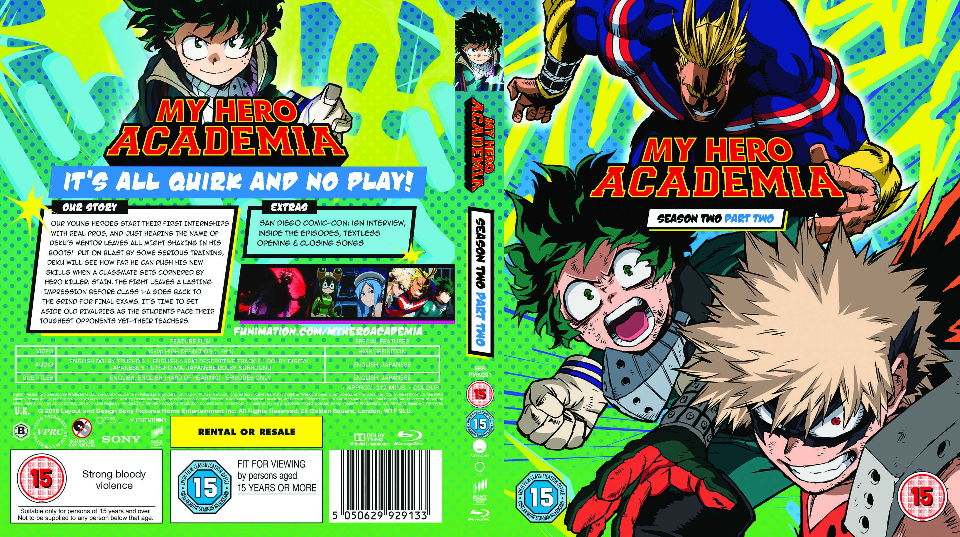 Boku no Hero Academia Season Two [Dvd Cover] by sylargreyp on